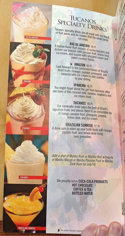 Tucanos Grille - Newport News, VA menu_pic