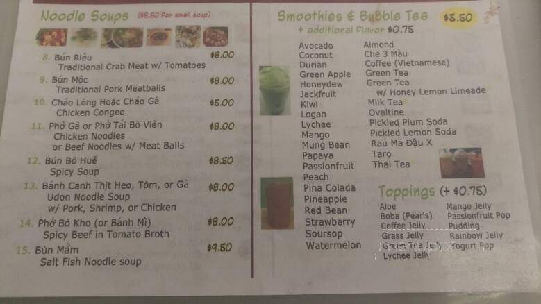 N&H Saigon Subs - Randolph, MA menu_pic
