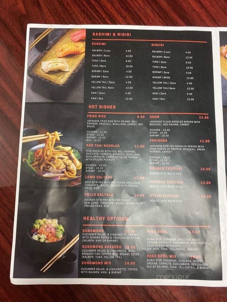 Okinawa Sushi Express - Miami, FL menu_pic