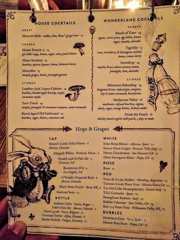 The Corner Door - Los Angeles, CA menu_pic