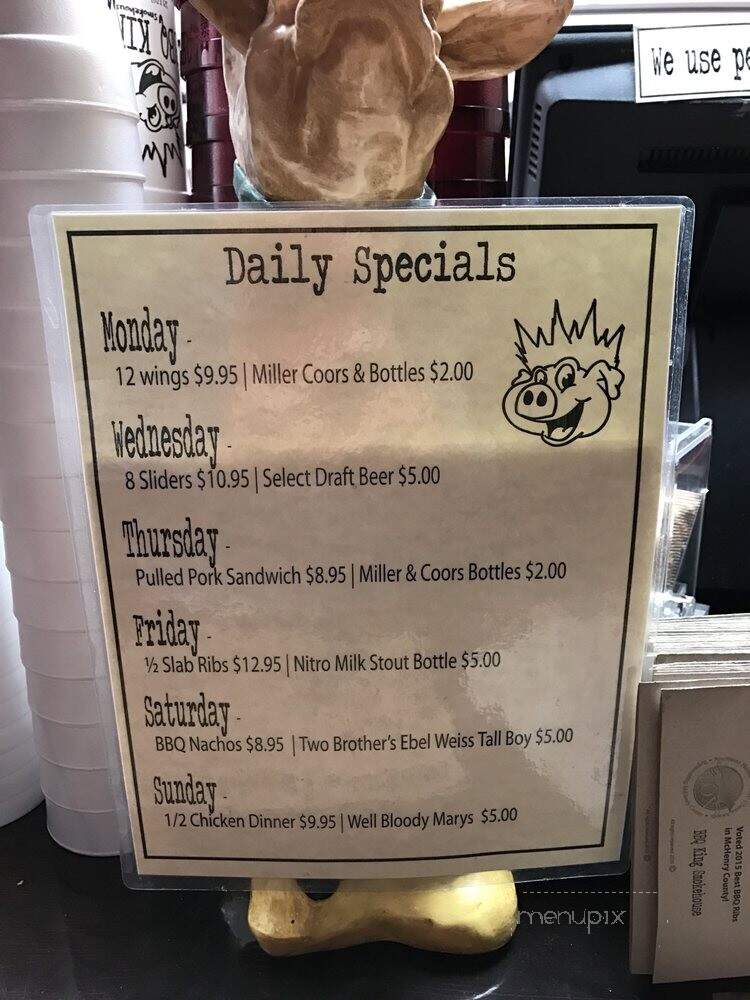 BBQ King Smokehouse - Woodstock, IL menu_pic