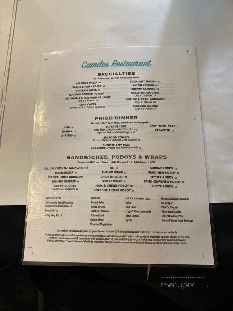 Camille's Restaurant - Baton Rouge, LA