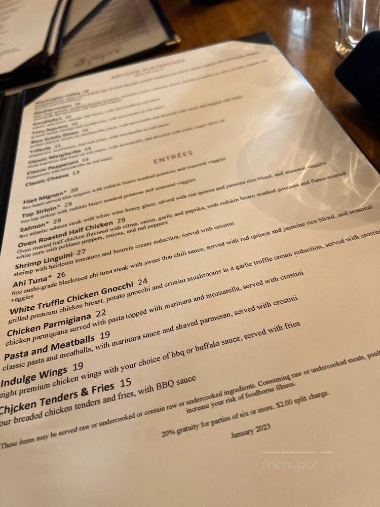 Indulge Bisto & Wine Bar - Golden, CO menu_pic
