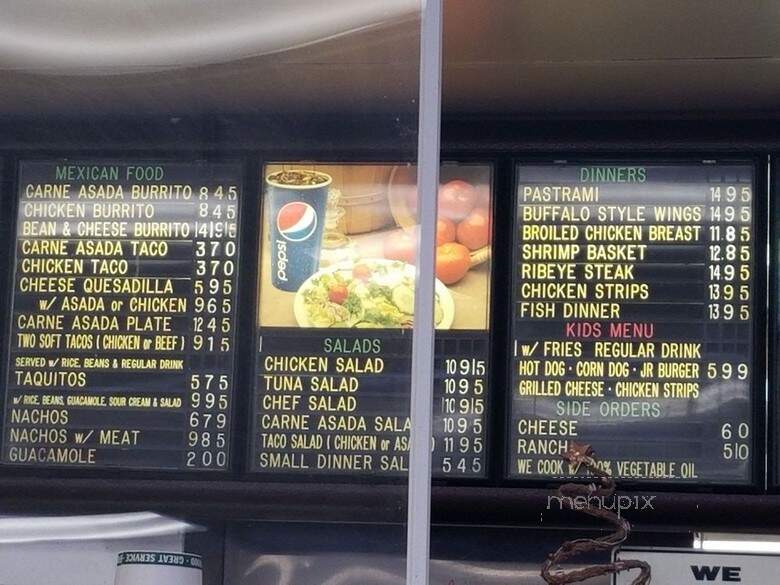 George's Burgers Family Restaurant - Colton, CA menu_pic