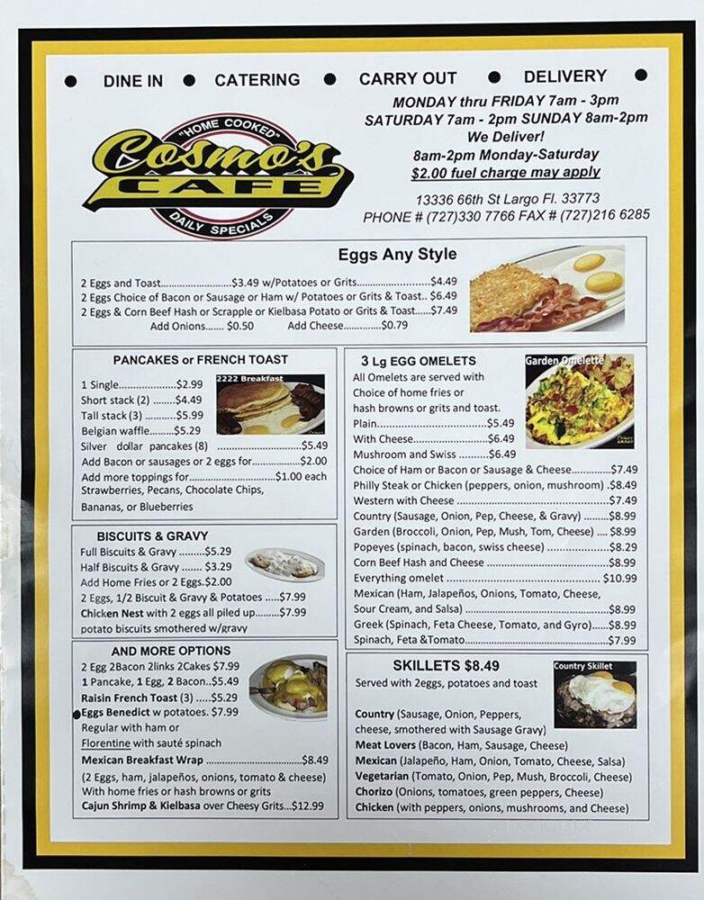 Cosmo's Cafe - Largo, FL