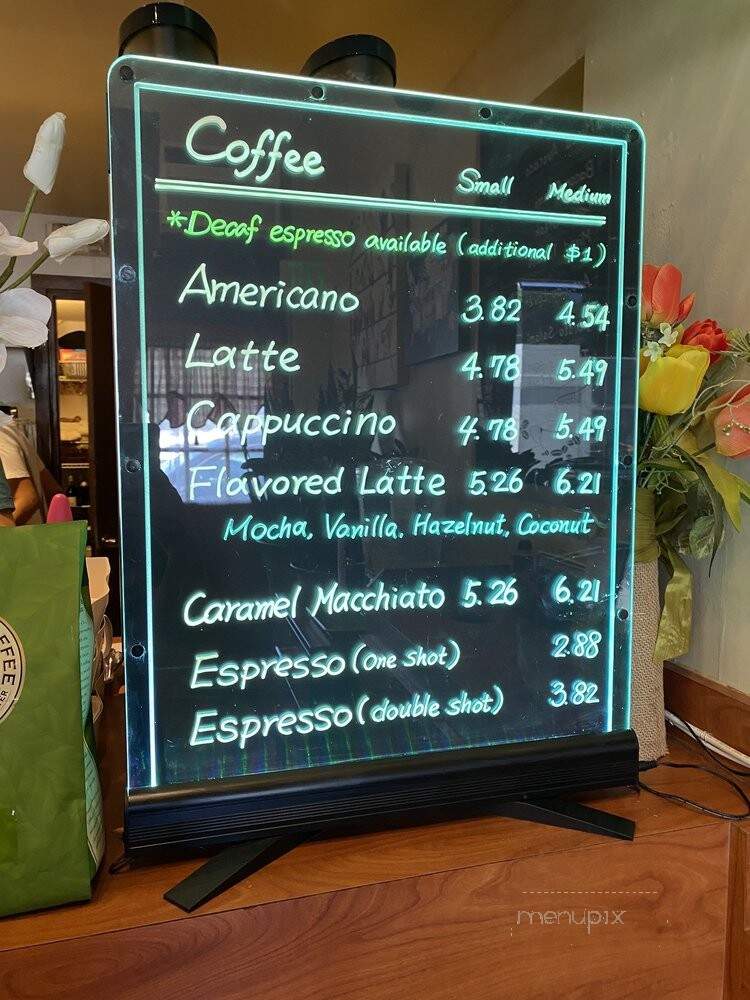 Spero Spera - Honolulu, HI menu_pic