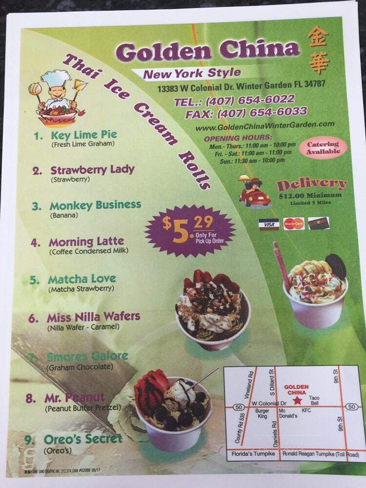 Golden China - Winter Garden, FL menu_pic