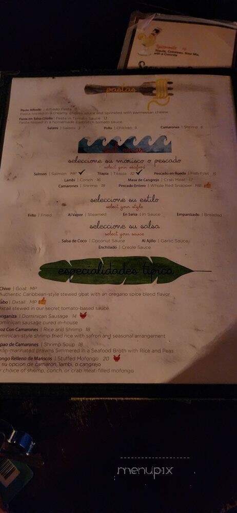 Club Tipico Dominicano - Miami, FL menu_pic