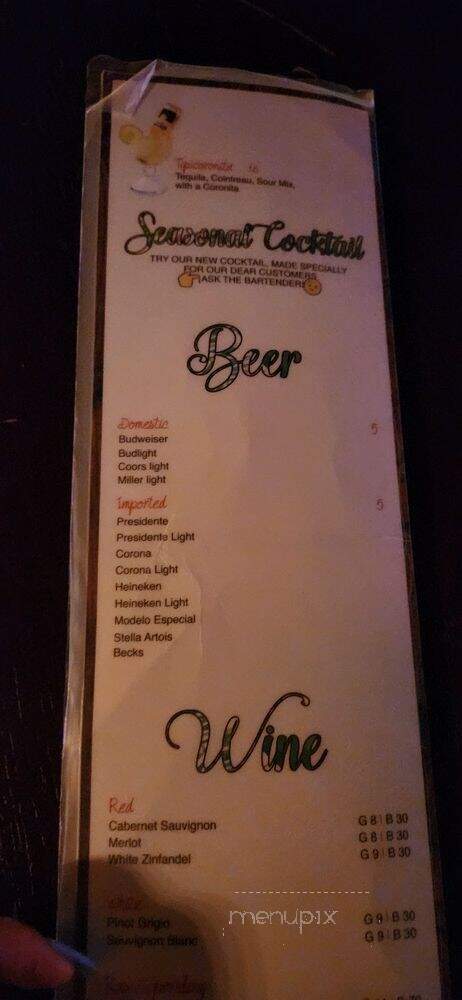 Club Tipico Dominicano - Miami, FL menu_pic