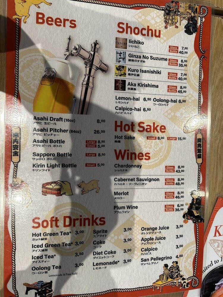 Oki Doki Restaurant - Tustin, CA menu_pic