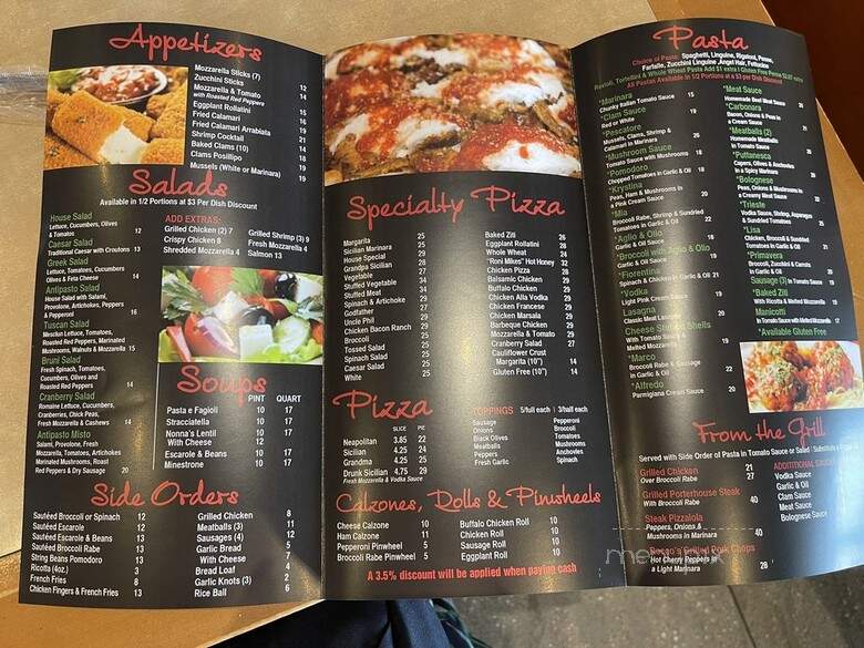 Phil's Pizza - Wantagh, NY menu_pic