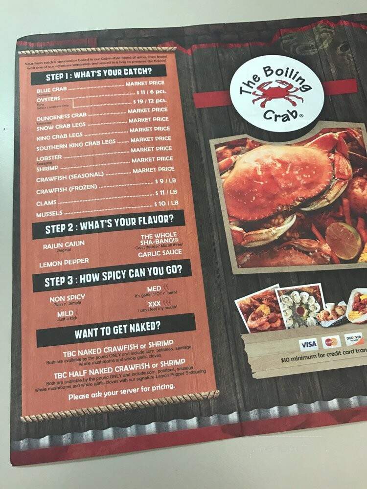 The Boiling Crab ToGo - Garden Grove, CA menu_pic