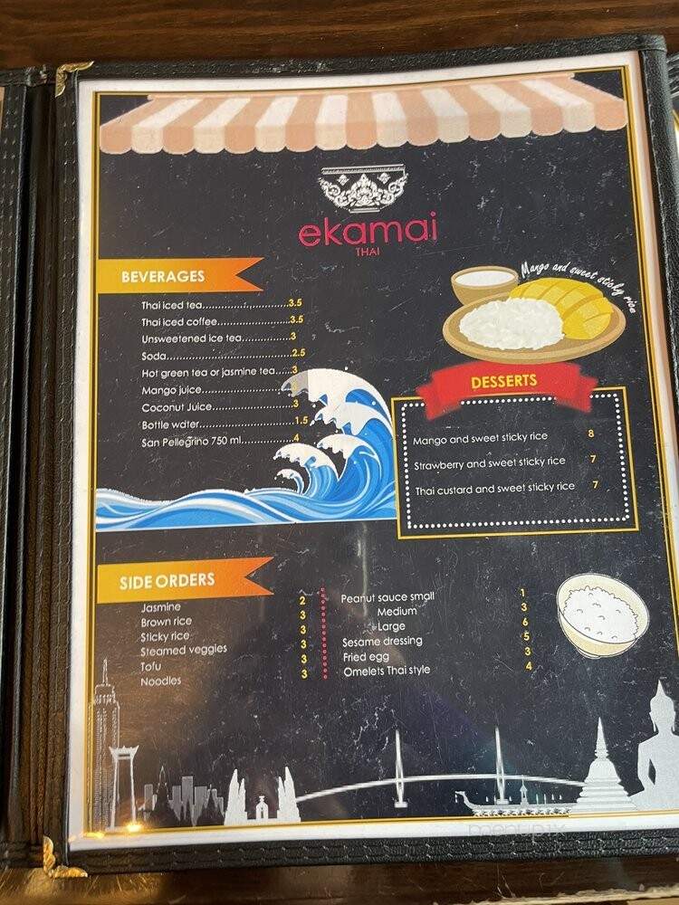 Ekamai - Salt Lake City, UT menu_pic