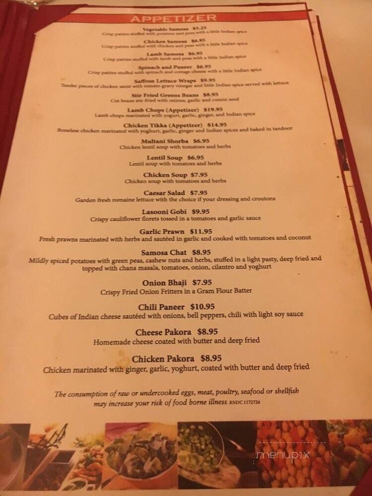 Ayesha's Fine Dining - Miami, FL menu_pic