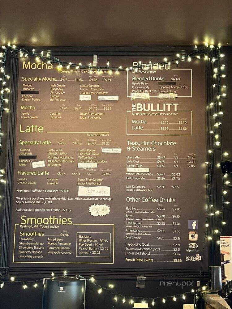 Cedar Grove Coffee House - Shepherdsville, KY menu_pic