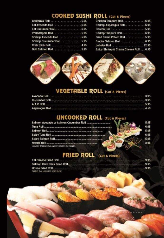 Sakura Japanese Steakhouse - Minot, ND menu_pic