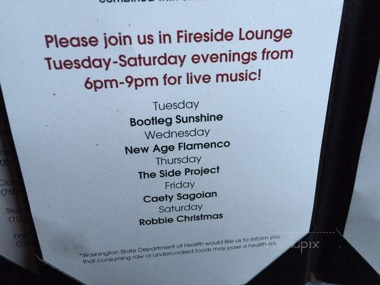 Fireside Cellars at Willows Lodge - Woodinville, WA menu_pic