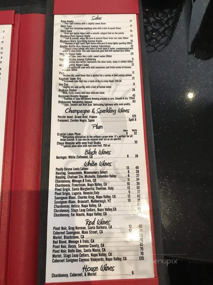 Sushi Sake - Miami, FL menu_pic