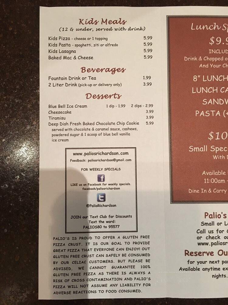Palio's Pizza Cafe - Richardson, TX