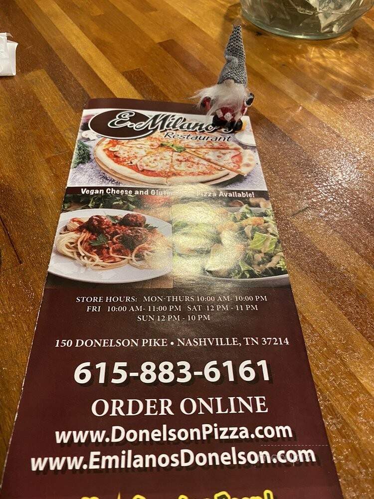 E. Milano's Pizzeria - Nashville, TN