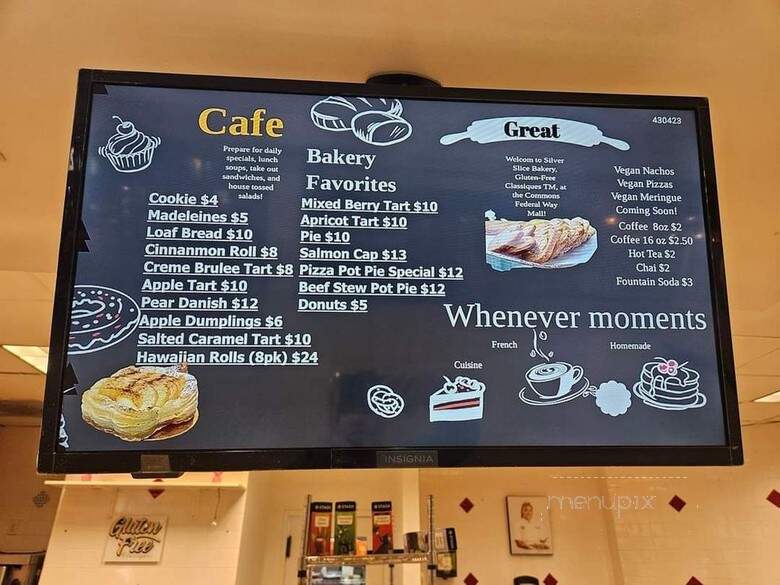 Silver Slice Bakery - Seattle, WA menu_pic
