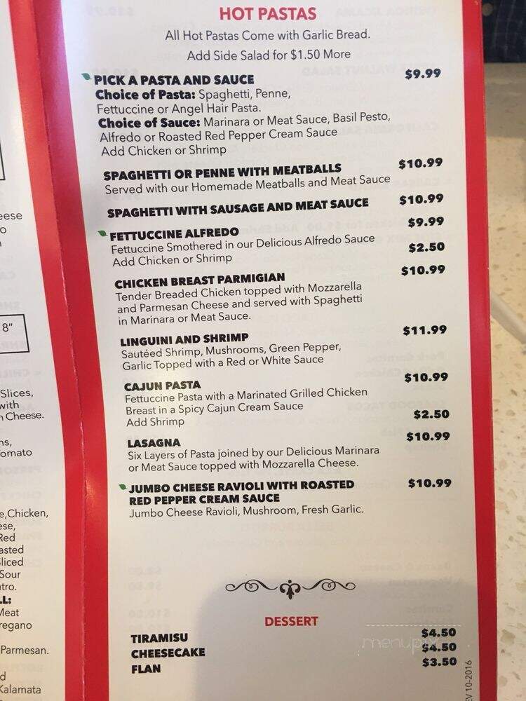Bella Cocina - Santa Ana, CA menu_pic