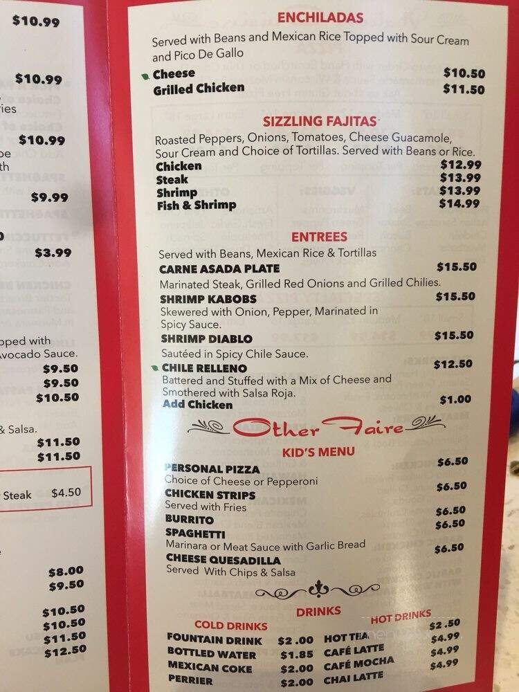 Bella Cocina - Santa Ana, CA menu_pic
