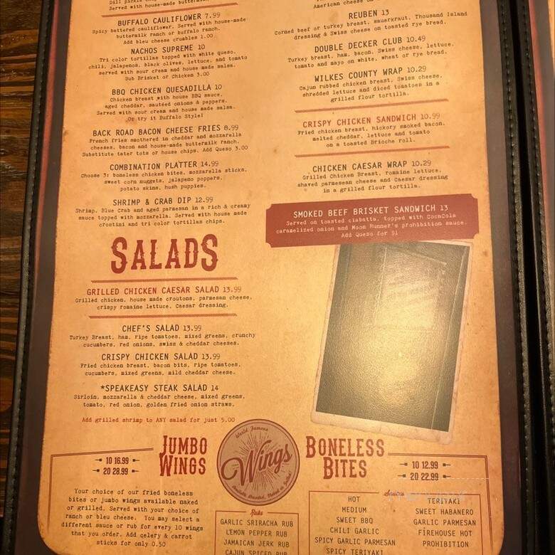 Moon Runners - Garner, NC menu_pic