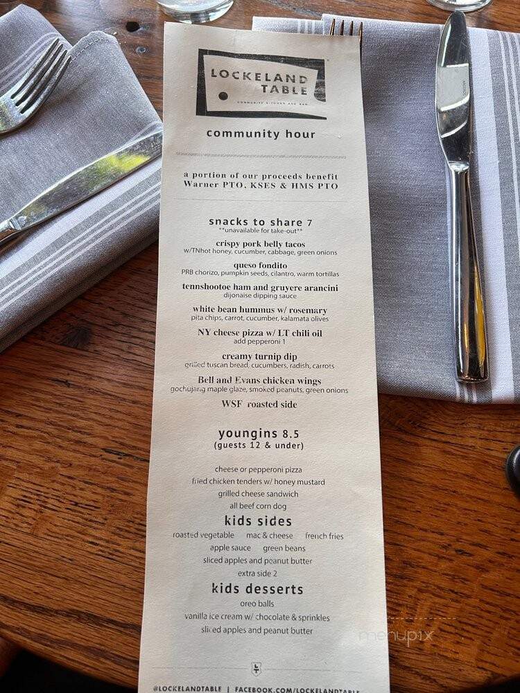 Lockeland Table - Nashville, TN menu_pic