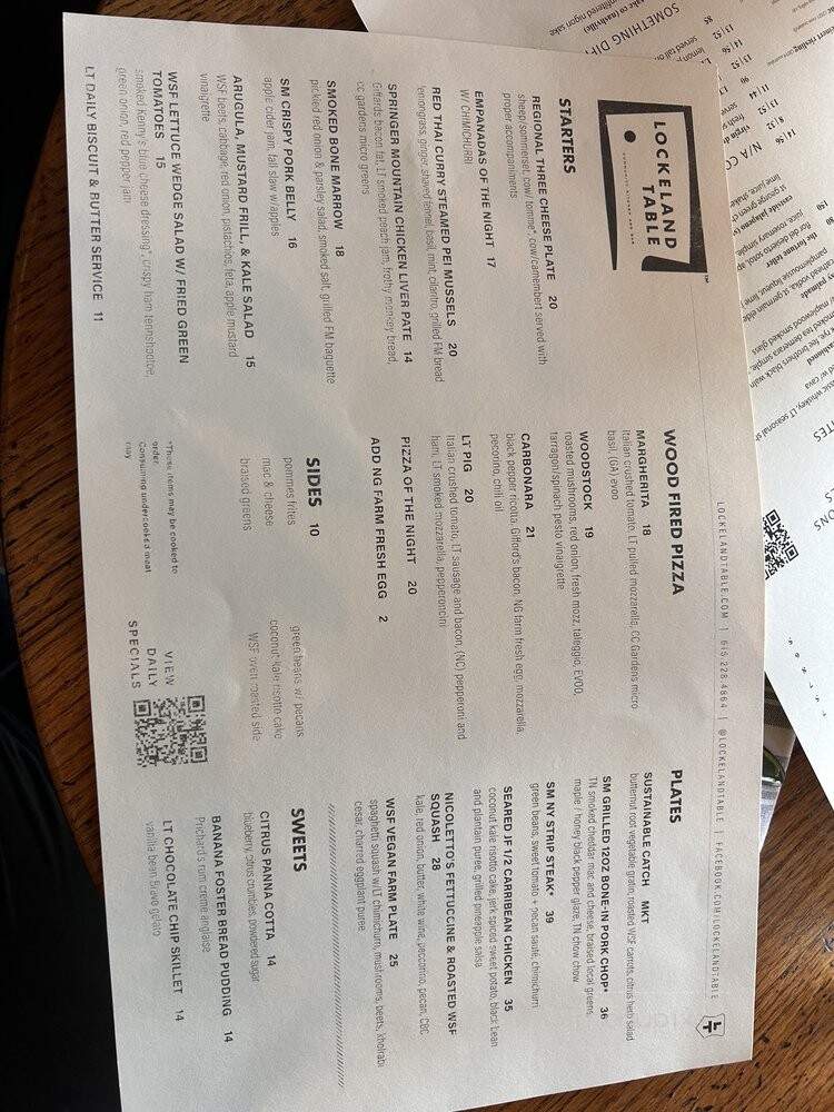 Lockeland Table - Nashville, TN menu_pic