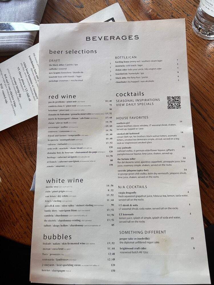 Lockeland Table - Nashville, TN menu_pic
