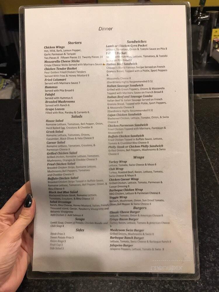 Little Chicago - Nashville, TN menu_pic