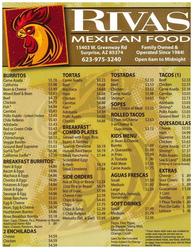 Rivas Mexican Food - Surprise, AZ