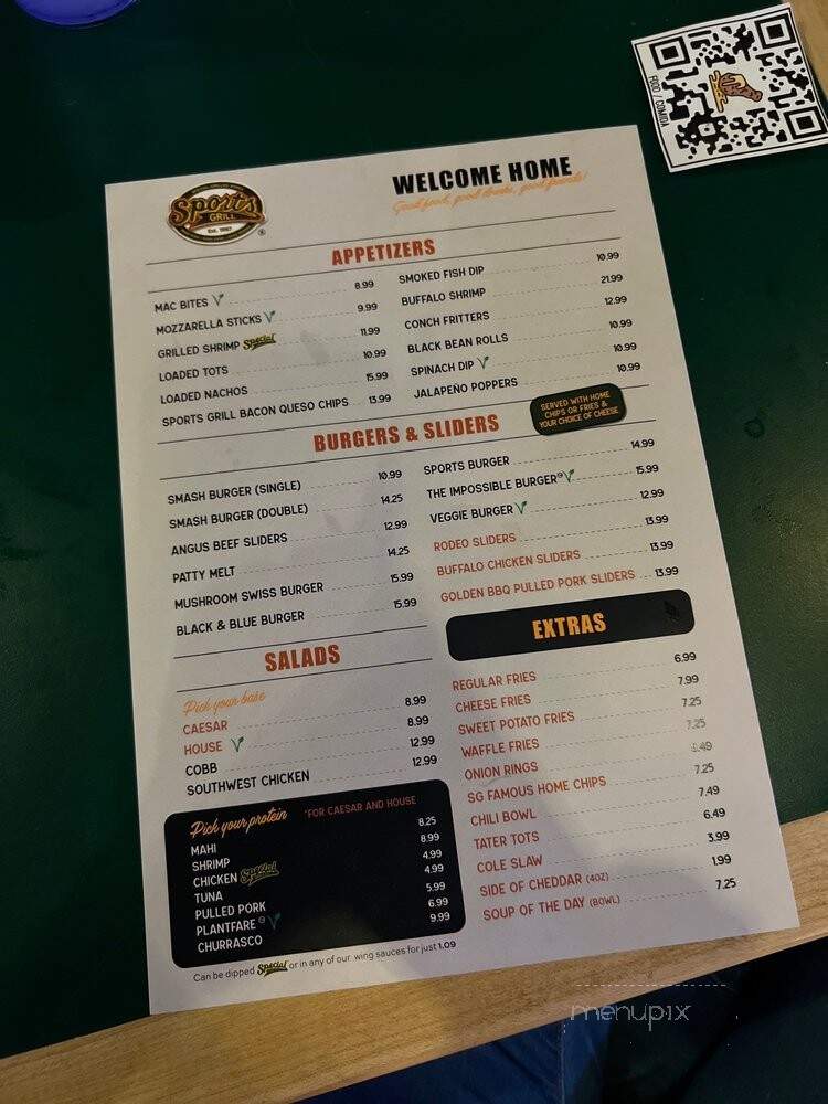 Sports Grill Miami Lakes - Hialeah, FL menu_pic