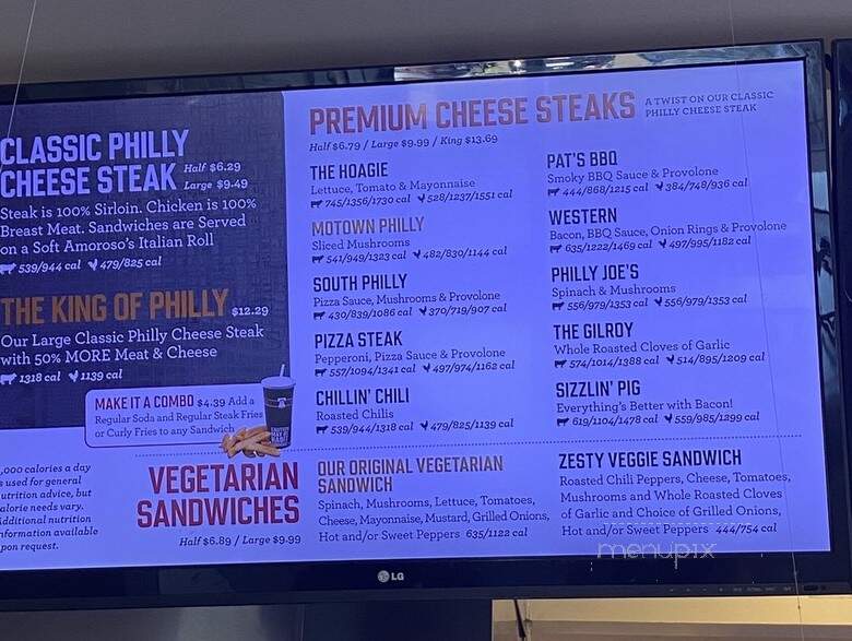 The Cheese Steak Shop - Roseville, CA menu_pic