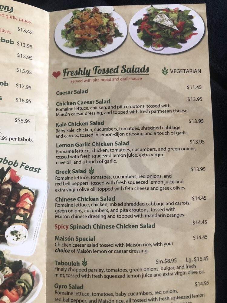 Chicken Maison - Gardena, CA menu_pic