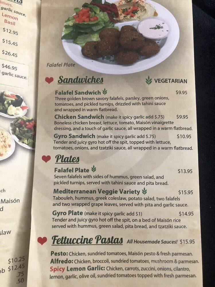 Chicken Maison - Gardena, CA menu_pic