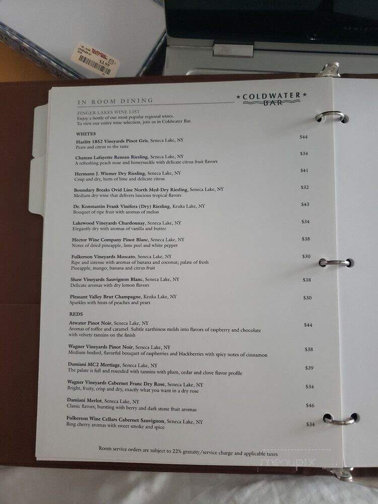 Bluepointe Grill - Watkins Glen, NY menu_pic
