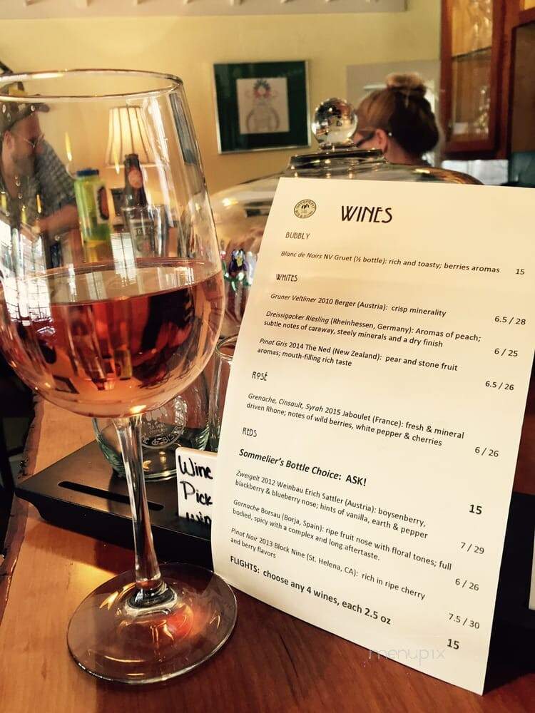 Deerprint Wine & Bistro - La Veta, CO menu_pic