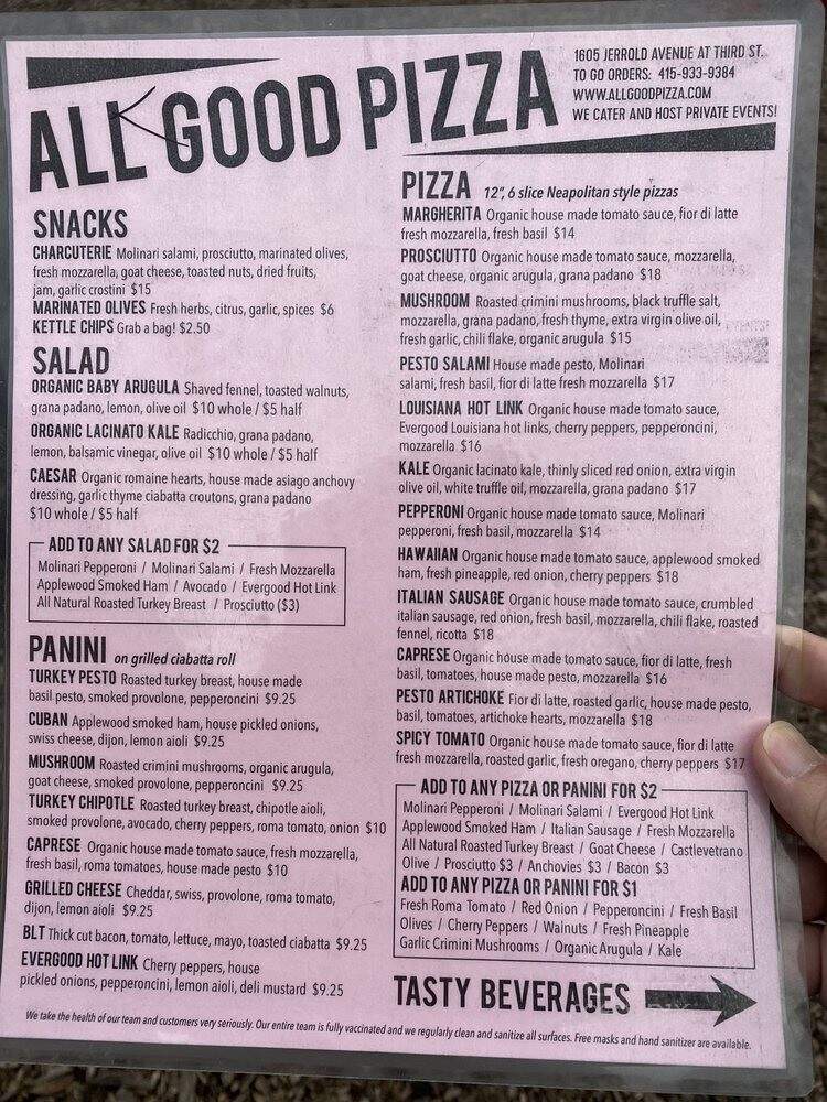 All Good Pizza - San Francisco, CA