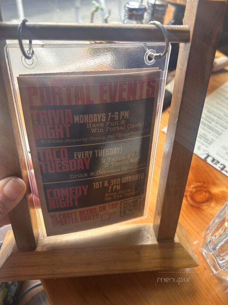 Portal - Oakland, CA menu_pic