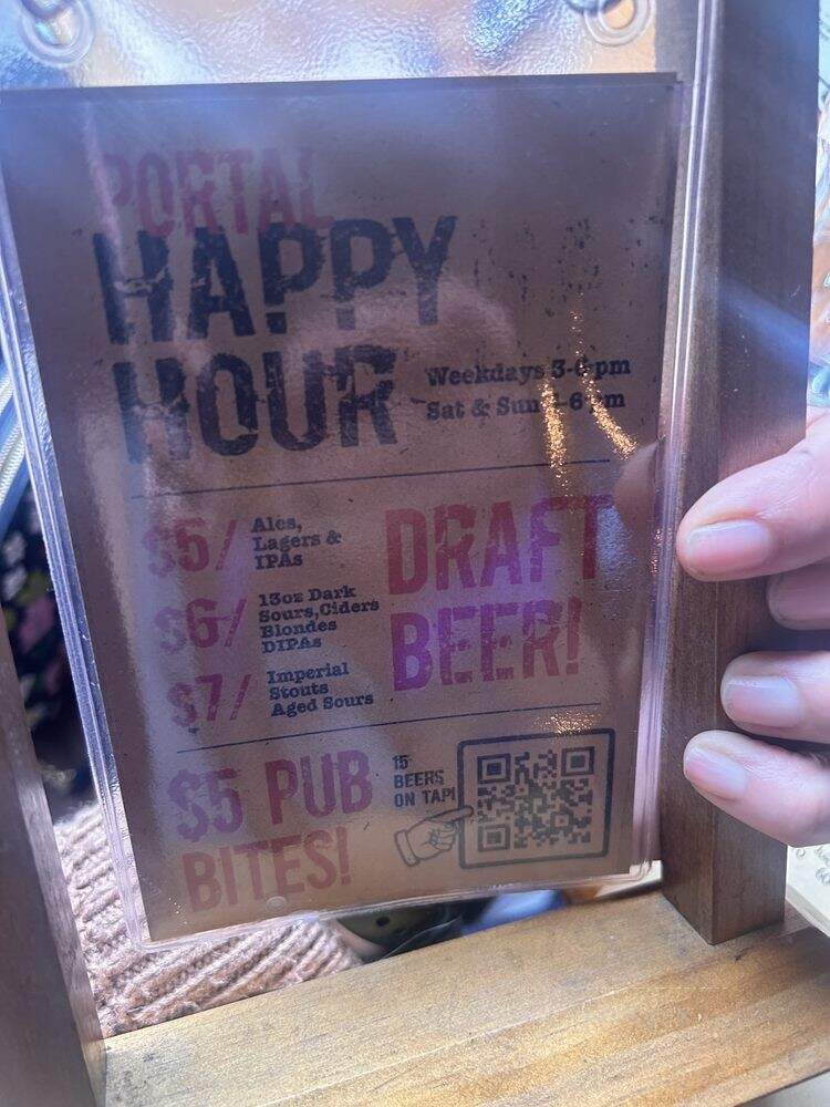 Portal - Oakland, CA menu_pic