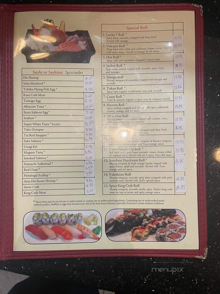 Thai Chili and Sushi - Denver, CO menu_pic