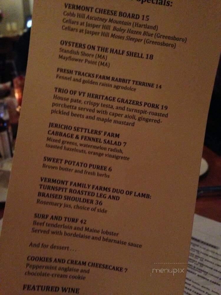 Guild and Company - South Burlington, VT menu_pic