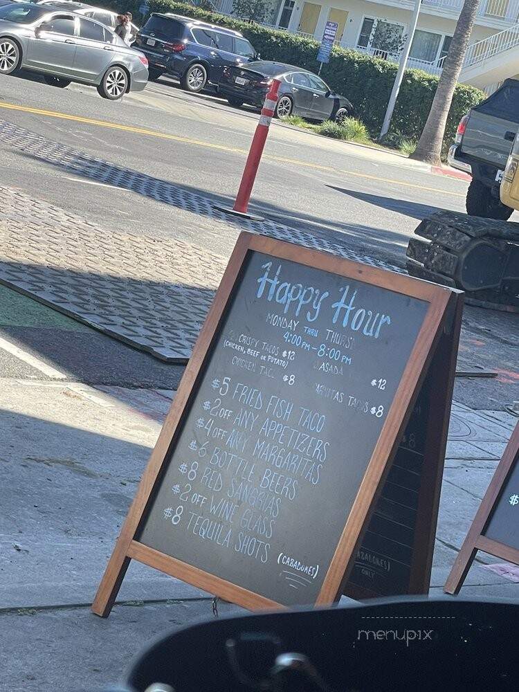 Casa Martin - Santa Monica, CA menu_pic