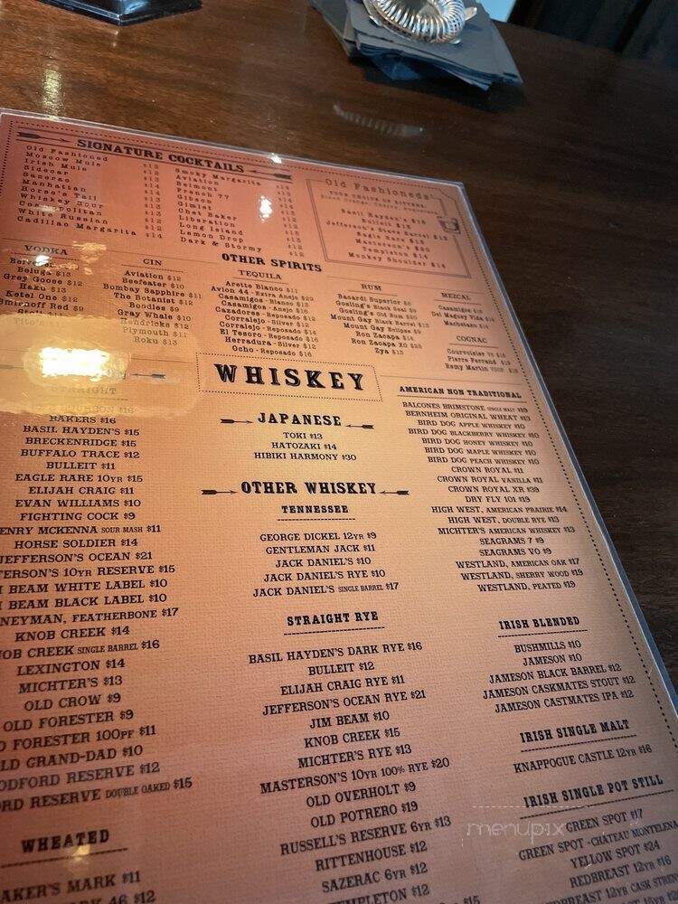 The Stave - Long Beach, CA menu_pic