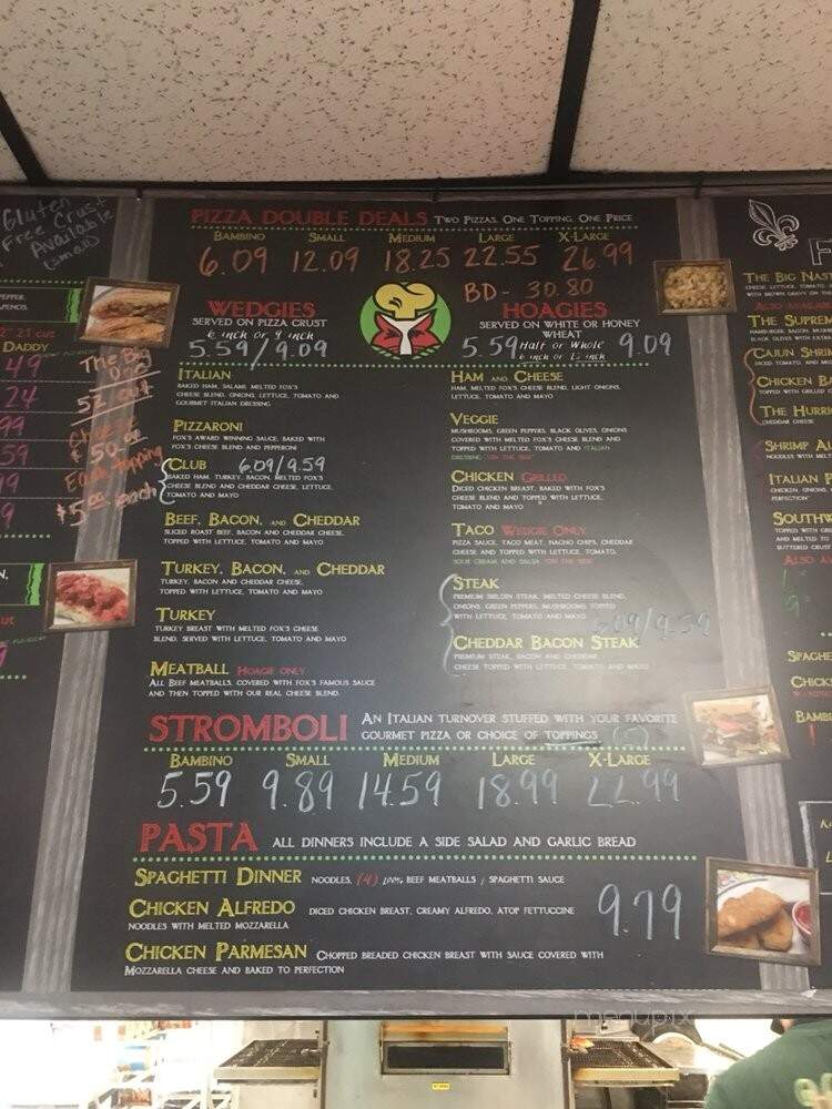 Fox's Pizza Den of Moss Bluff - Lake Charles, LA menu_pic