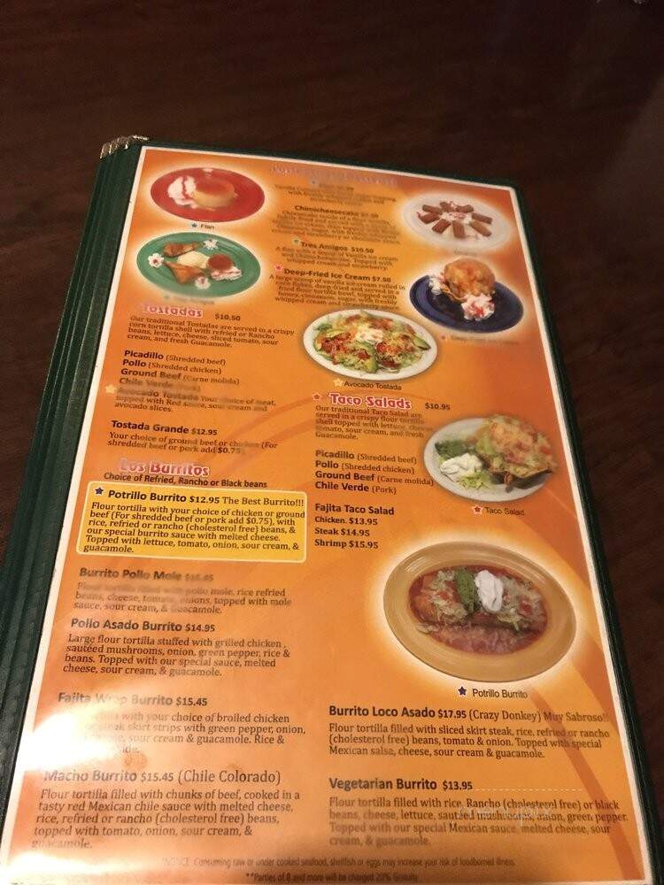 Los Potrillos Mexican Restaurant - Camas, WA menu_pic