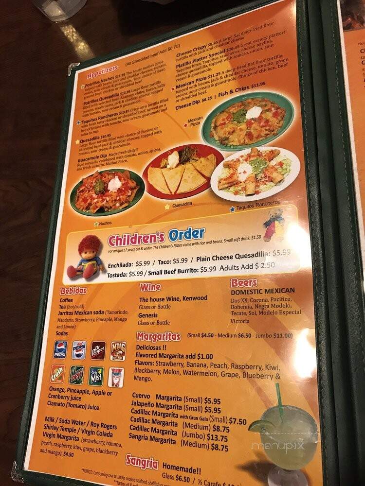 Los Potrillos Mexican Restaurant - Camas, WA menu_pic