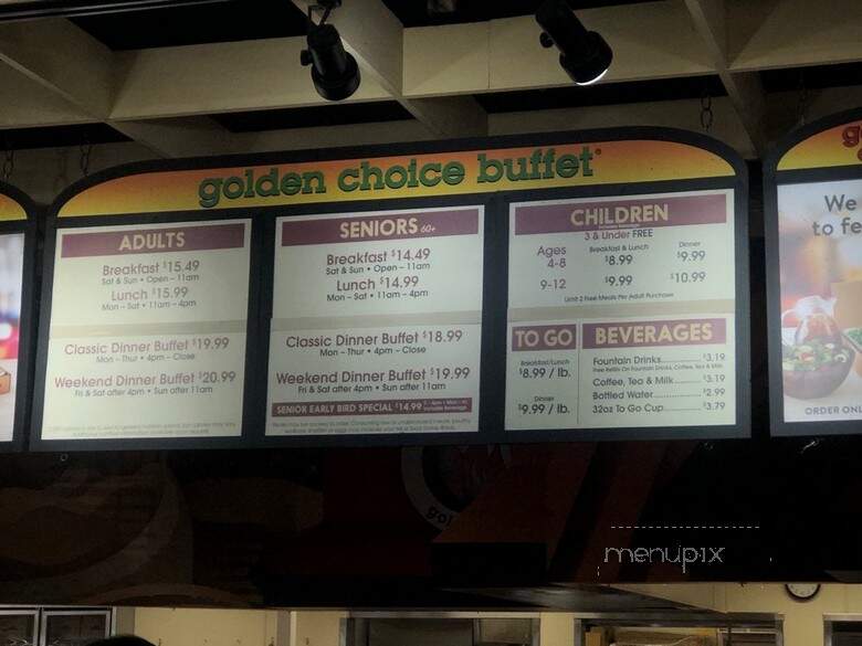 Golden Corral - City Of Industry, CA menu_pic